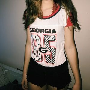 UGA football tee